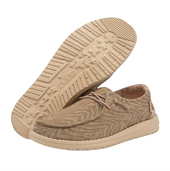 HEY DUDE WOMEN'S WENDY ZEBRA STRIPE LOAFERS - Picture 2 of 4